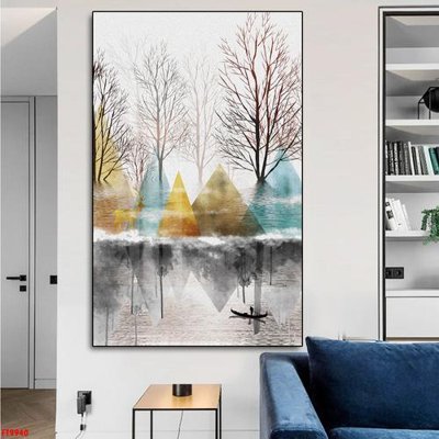 File gốc File tranh lối vào FT9940 (chủ đề hiện đại) trang trí