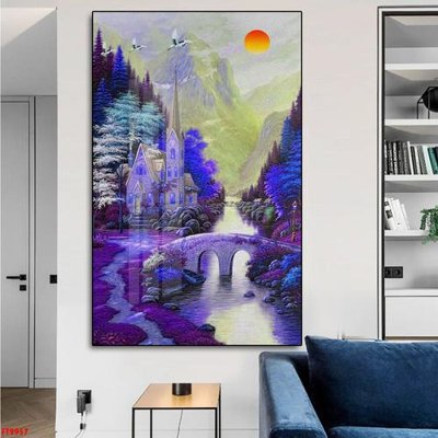 File PSD File tranh lối vào FT9957 (gốc) nhiều lớp (multi-layer)