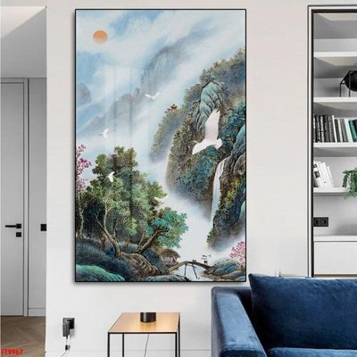 File in trần File tranh lối vào FT9967 (bản gốc) bầu trời