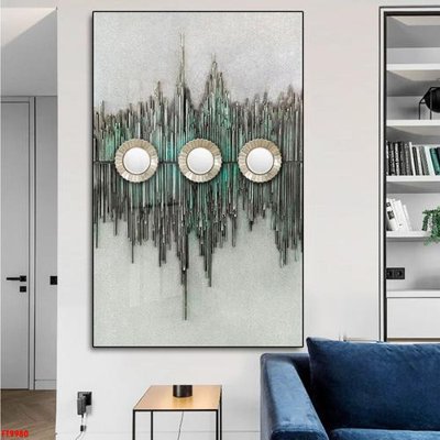 File in trần File tranh lối vào FT9980 (bản gốc 3D) sống động