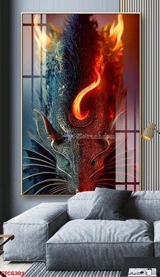 File gốc Tranh 12 con giáp FTCG301 (thiết kế) cho in ấn