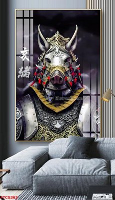 Hình ảnh file gốc Tranh 12 con giáp FTCG362 cho in UV