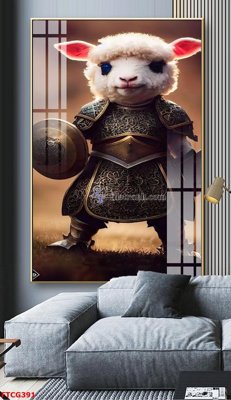 Hình ảnh file gốc Tranh 12 con giáp FTCG391 (chất lượng cao)