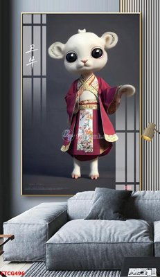 File PSD Tranh 12 con giáp FTCG496 (bản gốc) đã tách nền