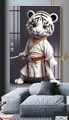 File tranh gốc Tranh 12 con giáp FTCG531 (sắc nét từng chi tiết)