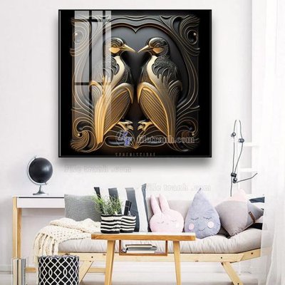 File in trần Tranh 12 con giáp FTCG814 (bản gốc) bầu trời