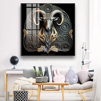 File gốc Tranh 12 con giáp FTCG839 (cho in 3D) độc đáo