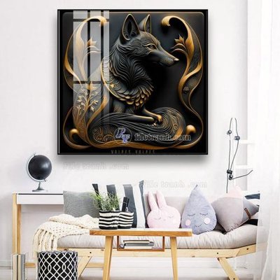 Tải file gốc in lụa Tranh 12 con giáp FTCG841 siêu nét