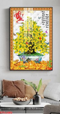 Download file tranh PSD File tranh chậu mai bonsai FTTL1083 để chỉnh sửa