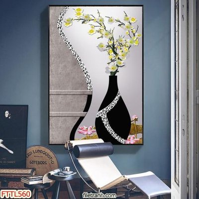 Tải file gốc File tranh chậu mai bonsai FTTL560 (in khổ lớn) không mờ