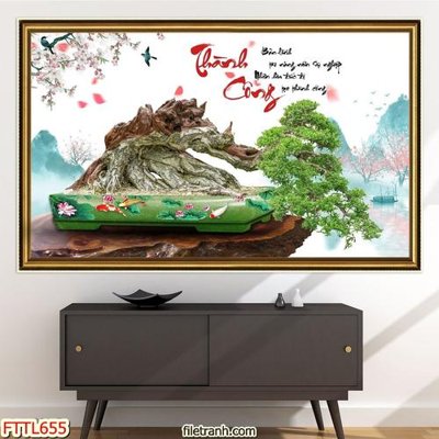Tải file File tranh chậu mai bonsai FTTL655 (ảnh gốc) độ phân giải 300dpi