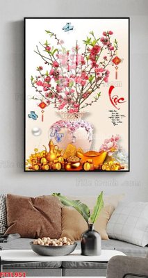 Tải file gốc File tranh chậu mai bonsai FTTL951 (in không vỡ ảnh)