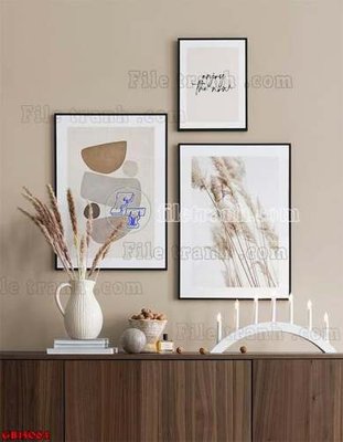 File ảnh File gốc in bộ tranh decor treo tráng gương canvas GB15064 (gốc) in quảng cáo ngoài trời
