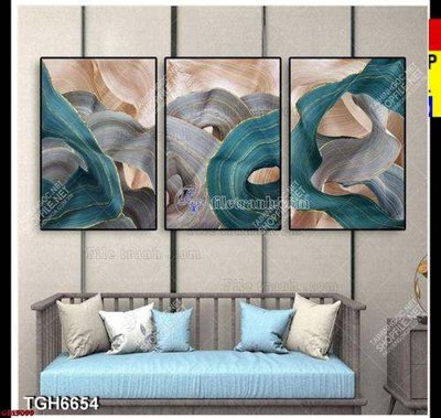 File gốc File gốc in bộ tranh decor treo tráng gương canvas GB15099 (PNG) chất lượng cao