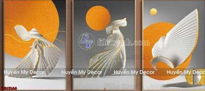 File PSD File gốc in bộ tranh decor treo tráng gương canvas GB15166 (bản gốc) đã tách nền