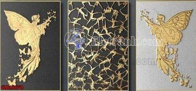 File PSD in ấn File gốc in bộ tranh decor treo tráng gương canvas GB15170 (chất lượng cao)