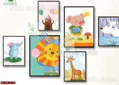 Tải xuống file tranh gốc File gốc in bộ tranh decor treo tráng gương canvas GB15180 (PSD/TIFF)