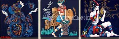 File gốc File gốc in bộ tranh decor treo tráng gương canvas GB15181 (in mica) làm quà tặng