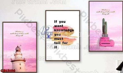 Tải về file gốc File gốc in bộ tranh decor treo tráng gương canvas GB15196 (dùng cho in quảng cáo)