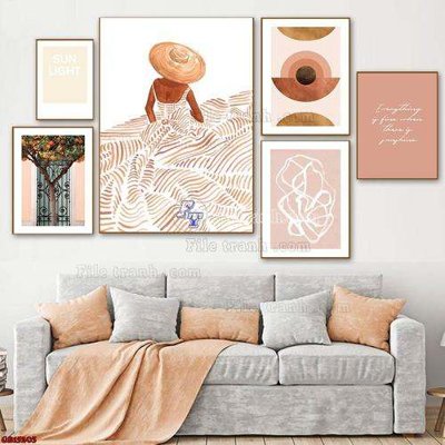 File gốc File gốc in bộ tranh decor treo tráng gương canvas GB15203 (chuẩn CMYK) cho nhà in