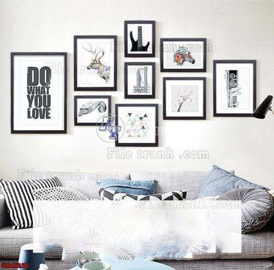 Download file gốc File gốc in bộ tranh decor treo tráng gương canvas GB15258 (in mica) trang trí