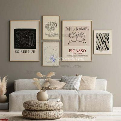 File tranh File gốc in bộ tranh decor treo tráng gương canvas GB15272 (ảnh gốc) chi tiết rõ ràng