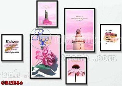 File tranh File gốc in bộ tranh decor treo tráng gương canvas GB15284 (ảnh gốc) cho in ấn kỹ thuật số