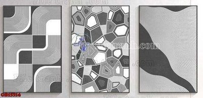 File gốc File gốc in bộ tranh decor treo tráng gương canvas GB15314 (cho in ấn) từ Filetranh.com