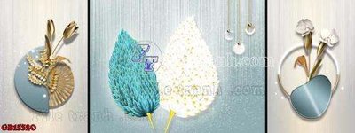 Tải file File gốc in bộ tranh decor treo tráng gương canvas GB15320 (ảnh gốc) in tráng gương