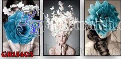 File PSD File gốc in bộ tranh decor treo tráng gương canvas GB15403 (gốc) tách lớp chi tiết