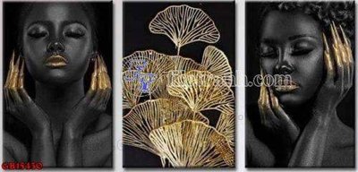 File gốc File gốc in bộ tranh decor treo tráng gương canvas GB15430 (trang trí) cho phòng khách