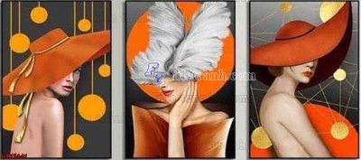 Tải file File gốc in bộ tranh decor treo tráng gương canvas GB15441 (gốc) làm tranh treo tường
