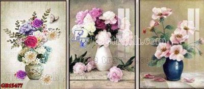 File in mica File gốc in bộ tranh decor treo tráng gương canvas GB15477 (bản gốc) sắc sảo