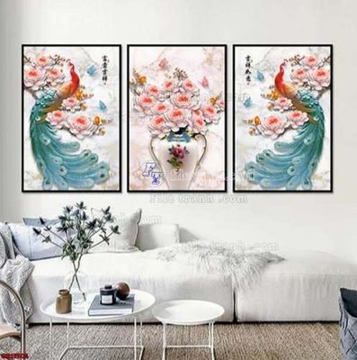 Ảnh mô tả file gốc in mica File gốc in bộ tranh decor treo tráng gương canvas GB15502