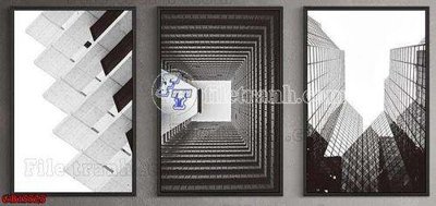 Tệp tin gốc File gốc in bộ tranh decor treo tráng gương canvas GB15525 (dùng cho in ấn) chuyên nghiệp