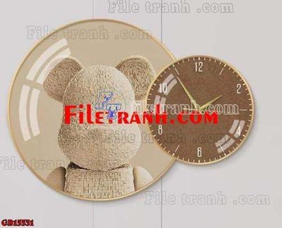 File in trần File gốc in bộ tranh decor treo tráng gương canvas GB15531 (file gốc) hoa văn 3D