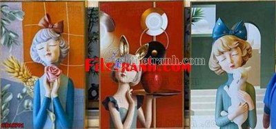 File tranh in mica File gốc in bộ tranh decor treo tráng gương canvas GB15591 (độ phân giải cao)