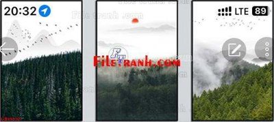 File tranh File gốc in bộ tranh decor treo tráng gương canvas GB15610 (ảnh gốc) in trần xuyên sáng