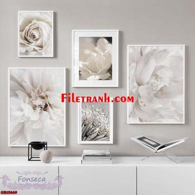 File gốc File gốc in bộ tranh decor treo tráng gương canvas GB15669 (in tráng gương) hiện đại