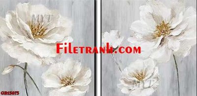File gốc File gốc in bộ tranh decor treo tráng gương canvas GB15673 (in lụa) trang trí tường