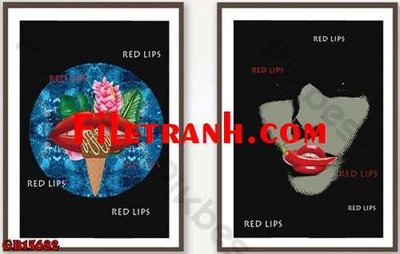 File gốc File gốc in bộ tranh decor treo tráng gương canvas GB15682 (chuẩn CMYK) cho nhà in
