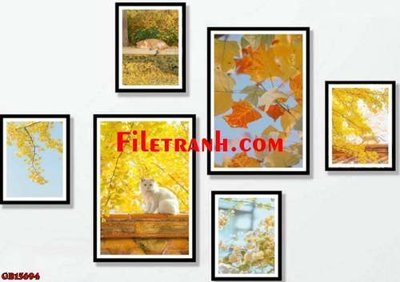 File gốc File gốc in bộ tranh decor treo tráng gương canvas GB15694 (in tráng gương) hiện đại