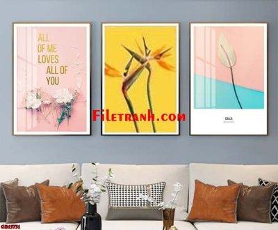 Tải file File gốc in bộ tranh decor treo tráng gương canvas GB15731 (ảnh gốc) file AI/EPS