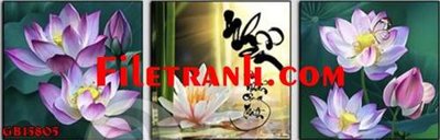 File PSD File gốc in bộ tranh decor treo tráng gương canvas GB15805 (gốc) tách lớp chi tiết