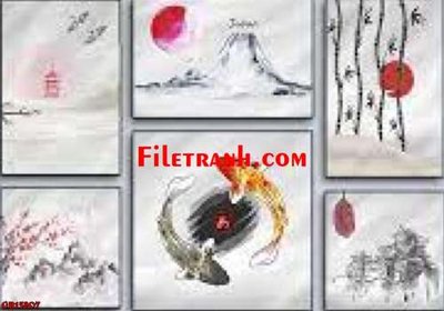 File tranh File gốc in bộ tranh decor treo tráng gương canvas GB15807 (gốc) chủ đề con người