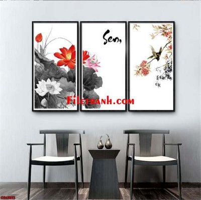 Tải file tranh File gốc in bộ tranh decor treo tráng gương canvas GB15833 (ảnh gốc) ngay