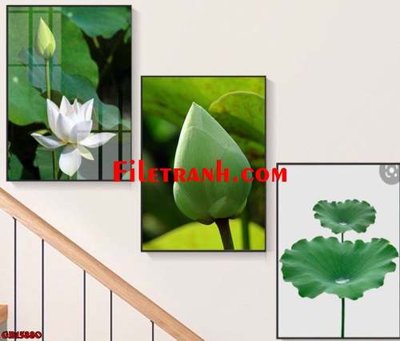 Chi tiết file ảnh File gốc in bộ tranh decor treo tráng gương canvas GB15880 sắc nét