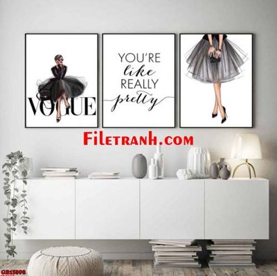 Tải file File gốc in bộ tranh decor treo tráng gương canvas GB15898 (ảnh gốc) in gạch men
