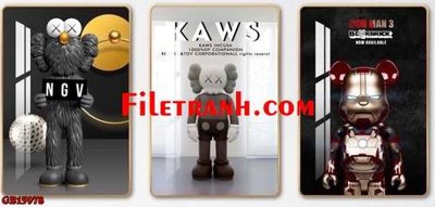 Download file gốc File gốc in bộ tranh decor treo tráng gương canvas GB15978 (in mica) trang trí