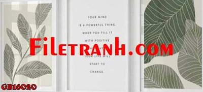 Tải file tranh File gốc in bộ tranh decor treo tráng gương canvas GB16020 (gốc) tại Filetranh.com